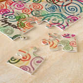 パイナップルスケッチジグソーパズル ジグソーパズル (側面)