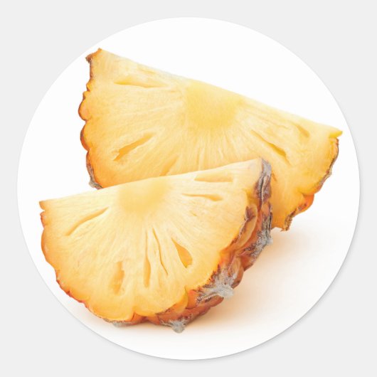 パイナップルスライス ラウンドシール (正面)