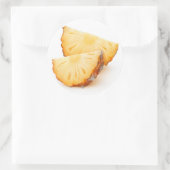 パイナップルスライス ラウンドシール (バッグ)