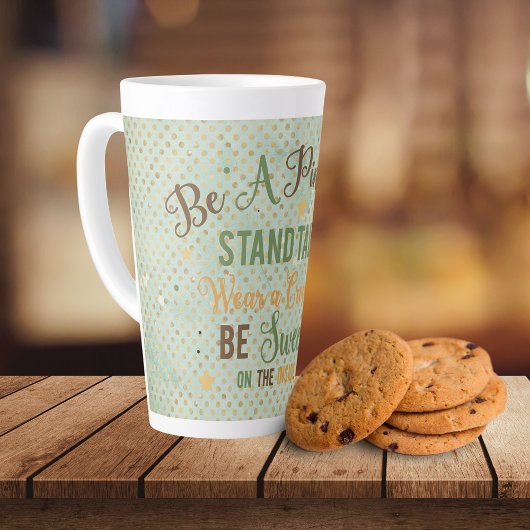 パイナップルタイポグラフィだ カフェラテマグ