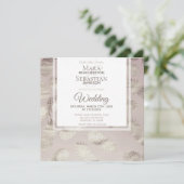 *~*パイナップルダスティバラ金ゴールドエレガントトレンディー招待 招待状 (スタンド正面)