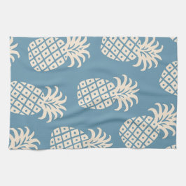 パイナップルツイストトロピカルデザイン キッチンタオル
