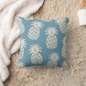 パイナップルツイストトロピカルデザイン クッション (ブランケット)