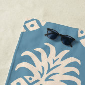 パイナップルツイストトロピカルデザイン ビーチタオル (インサイチュ)