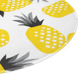 パイナップルテクスチャ、ヴィンテージ夏パターン。 カッティングボード (角)