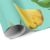 パイナップルテーマラッピング紙 ラッピングペーパー (ロールコーナー)