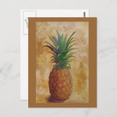 パイナップルデザイン ポストカード (正面/裏面)