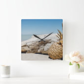 パイナップルデザート スクエア壁時計 (ホーム)