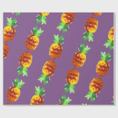 パイナップルデジタルアートラッピング紙 ラッピングペーパー (フラット)