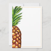 パイナップルトロピカルベビーシャワー招待状 招待状 (裏面)