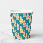 パイナップルドードルパターン 紙コップ (正面)
