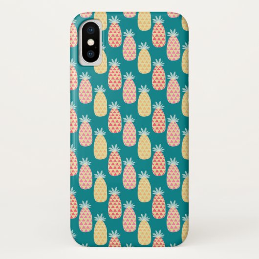 パイナップルドードルパターン Case-Mate iPhoneケース (裏面)
