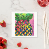 パイナップルナプキン スタンダードカクテルナプキン (インサイチュ)