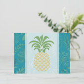 パイナップルハートの感謝カード サンキューカード (スタンド正面)