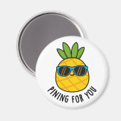 パイナップルパおもしろいン マグネット (正面/裏面)