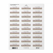 パイナップルパステルグラデーションID246 ラベル (フルシート)