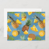 パイナップルパターン2 シーズンポストカード (正面/裏面)