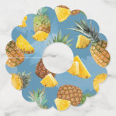 パイナップルパターン2 ワイングラスタグ (裏面)