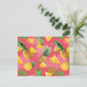 パイナップルパターン5 シーズンポストカード (スタンド正面)