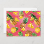 パイナップルパターン5 シーズンポストカード (正面/裏面)