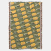 パイナップルパターン スローブランケット (正面縦)