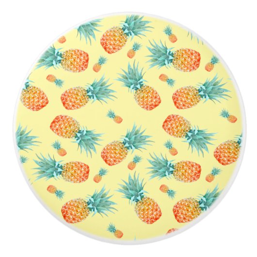 パイナップルパターン セラミックノブ (正面)