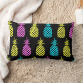パイナップルパターン ランバークッション (ブランケット)