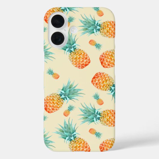 パイナップルパターン Case-Mate iPhoneケース (裏面)