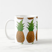 パイナップルパターンThunder_Cove コーヒーマグカップ (左)