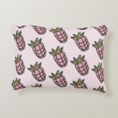 パイナップルパターンY2Kレトロ ファンキー アクセントクッション (裏面)