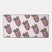 パイナップルパターンY2Kレトロ ファンキー デスクマット (正面)