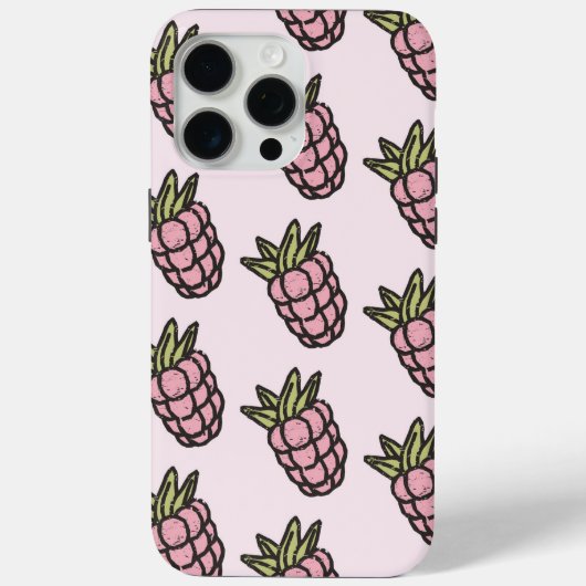パイナップルパターンY2Kレトロ ファンキー Case-Mate iPhoneケース (裏面)