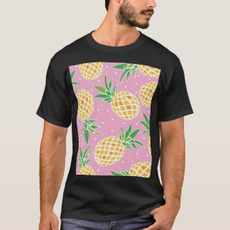 パイナップルパラダイス:トロピカルパターン Tシャツ