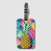 パイナップルパラダイス ラゲッジタグ (正面縦)