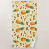 パイナップルパレード ビーチタオル (正面)