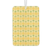 パイナップルパーソナライズされた カーエアーフレッシュナー (裏面)