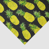 パイナップルパーティー水彩黒いギフト 薄葉紙 (詳細)