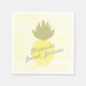 パイナップルパーティー スタンダードカクテルナプキン (正面)