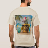 パイナップルパーティーTシャツ Tシャツ (裏面)