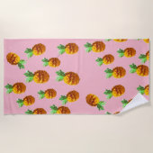 パイナップルビーチタオル ビーチタオル (正面)