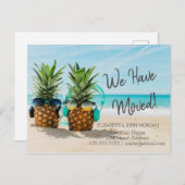 パイナップルビーチ移動 案内ポストカード (正面/裏面)