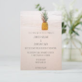 パイナップルビーチ結婚式の招待状 招待状 (スタンド正面)