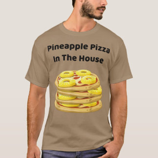 パイナップルピザインおもしろいザハウス – 13202842 Tシャツ