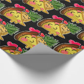 パイナップルピザラブ ラッピングペーパー (角)