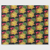 パイナップルピザラブ ラッピングペーパー (フラット)