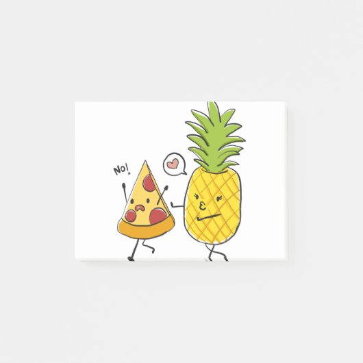 パイナップルピザ ポストイット (正面)