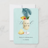パイナップルピナコラダカクテルパーティー サンキューカード (正面)