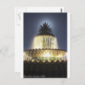 パイナップルファウンテンチャールストンSC ポストカード (正面/裏面)