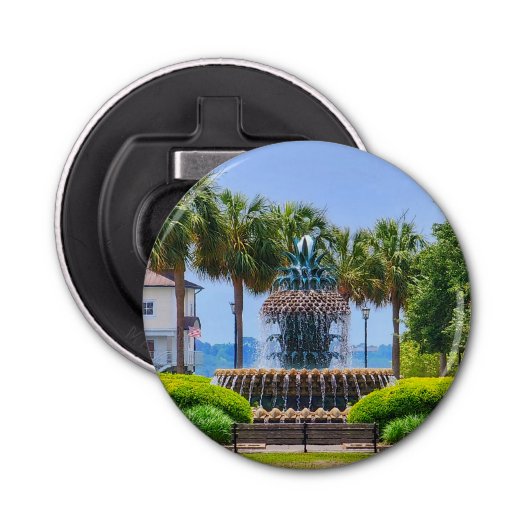 パイナップルファウンテンボトルオープナー 栓抜き (正面)