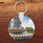 パイナップルファウンテンinチャールストン, SC キーホルダー (正面)